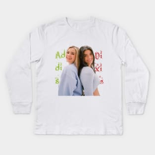 Dixie and Addison - "Merry Christmas" Kids Long Sleeve T-Shirt